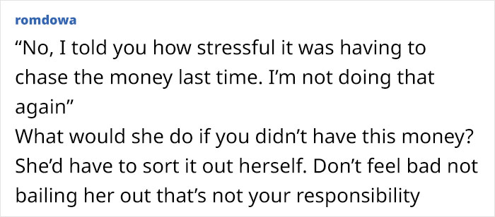 Text conversation about a friend's delayed $6,000 repayment and reluctance to lend more money.