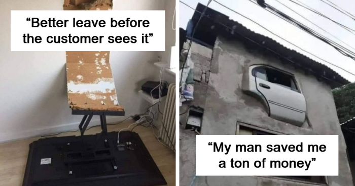 “Ended Up Paying 4 Times The Cost”: 80 Hilariously Bad Construction Fails