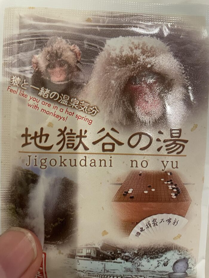 Feel Like You Are In A Hot Spring With Monkeys! When You Use This Bath Powder