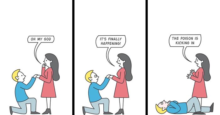 Artist Created These 19 Short Yet Amusing Comics With Unexpected Endings (New Pics)