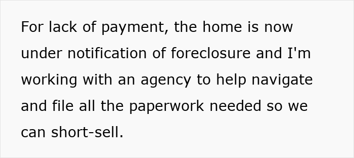 Homeowner facing foreclosure notice due to fake HOA violations, seeking agency help for short-sale paperwork navigation.