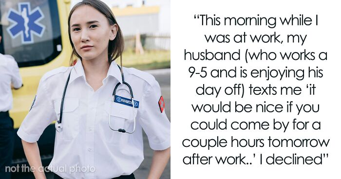 Guy Aware Of Wife's Hectic First Responder Job, Insists She Attend Xmas With His Fam, She Says No