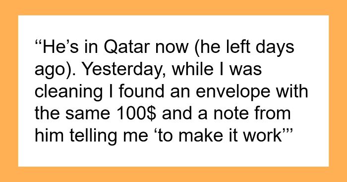 Man Is Livid Wife Refuses To Plan Christmas With $100 While He Vacations Overseas