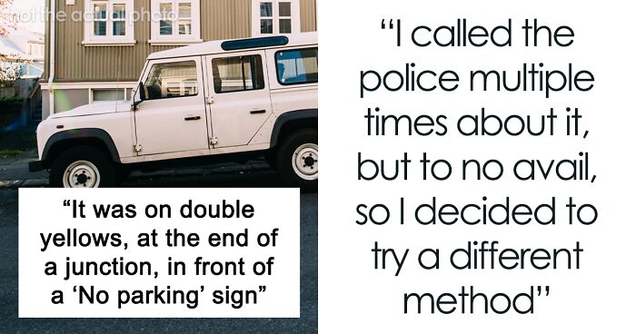 Woman Gets Sweet Revenge On Man Who Keeps Parking Illegally By Smearing Jam On His Van