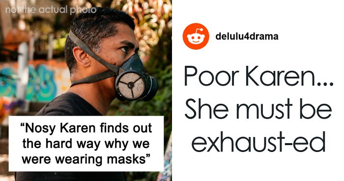 Karen Can’t Mind Her Own Business, Gets Covered In 40-Year-Old Dust And Rust As Petty Revenge