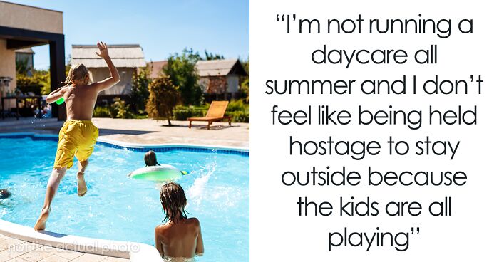 “No Parent, No Pool”: Guy Won’t Play Lifeguard To Entitled Neighbors’ Kids Using His Pool