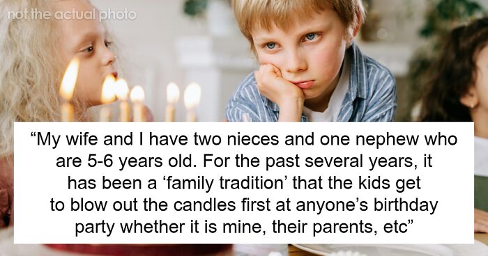 Couple Is Sick Of Relatives’ Kids Always Blowing Out Everyone’s B-Day Candles, Starts Avoiding Them