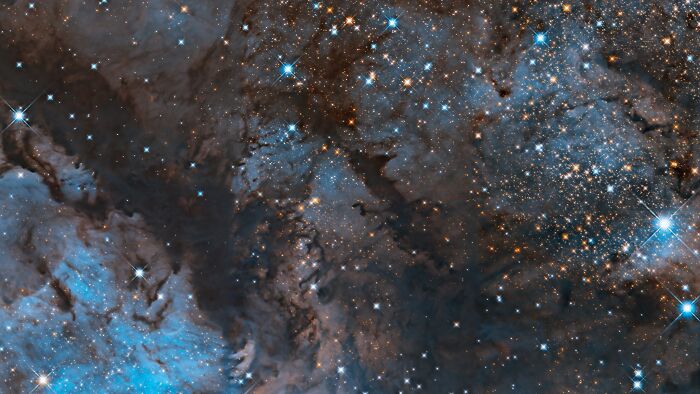 Amazing nebula with colorful stars and cosmic dust creating a stunning celestial landscape.