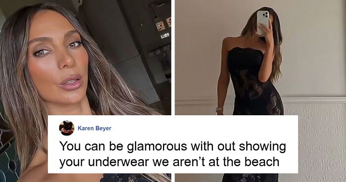 “So Desperate”: Wedding Guest Roasted For Flashing Her Undies In “Inappropriate” See-Through Dress