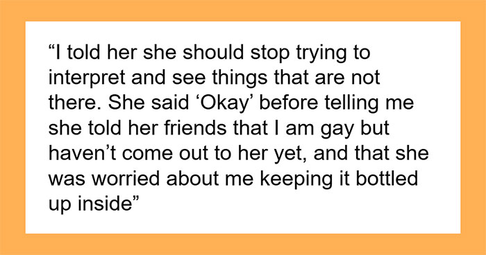 20YO Son Tells Off His Mom For Wrongly Assuming That He's Gay, Family Drama Ensues