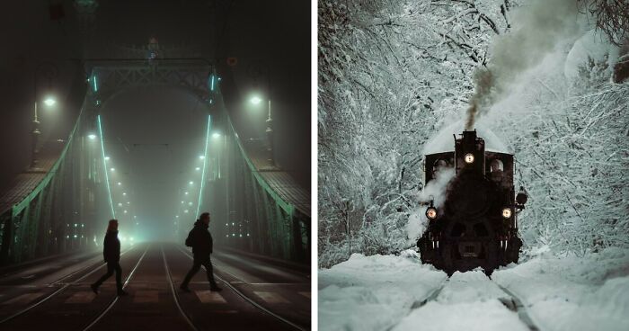 40 Stunning Moments By Jenő Varga That Capture The Melancholic Side Of City Life