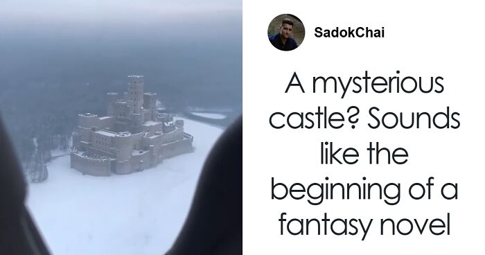 Mysterious Castle Found In The Middle Of A Frozen Lake Has People Scratching Their Heads