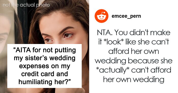 Bride Maxes Out Credit Cards, Demands Sister Pay For Groceries, Family Drama Ensues