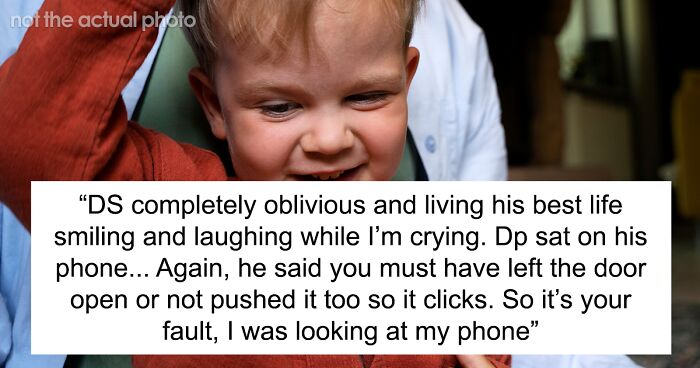 Man Pays More Attention To Phone Than 2YO, Doesn’t Realize Kid’s In Danger, Blames Mum For It Later