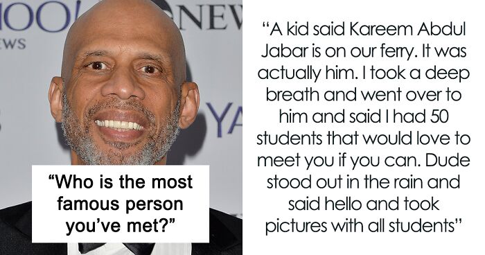 36 Netizens Spill The Tea About Famous People They’ve Met And What They Were Like