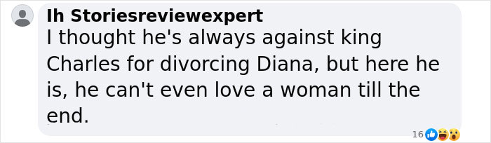 A comment on Earl Spencer\'s personal life, referencing royal family dynamics.