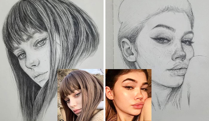 This Artist Transforms Simple Sketches Into Photorealistic Faces (20 Pics)