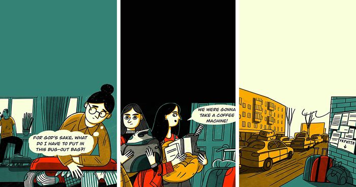 This Artist Captures Wartime Ukraine And Everyday Struggles In 20 Comics