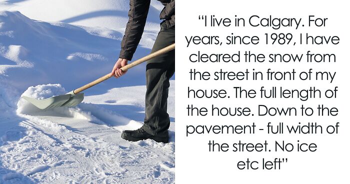 Lazy Folks Get Used To Nice Guy Clearing Snow From Their Street, Threaten To Sue After He Stops 