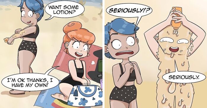 This Artist Creates Humorous Comics About Life, Redheads, Cosplay, And Her Playful Cat (30 Pics)