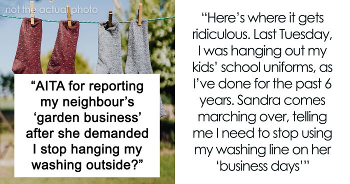 Neighbor Demands Woman Stop Hanging Clothes Outside Because It’s “Disrupting Chakra Alignment”