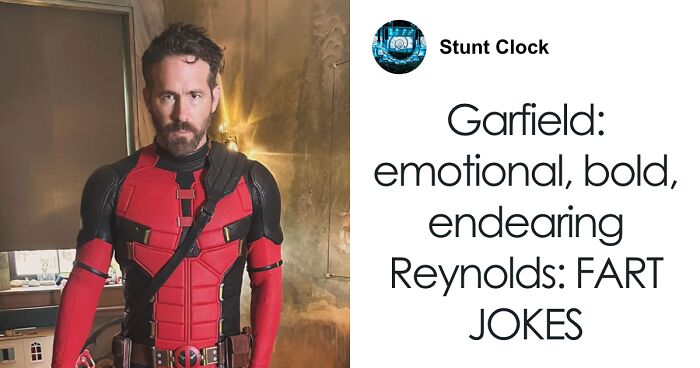 Ryan Reynolds Shuts Down Trolls Mocking Comedy, Calls Garfield’s Work 