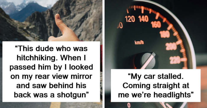 “Sped Out Of There”: 55 Of The Strangest Things Drivers Have Seen At Night