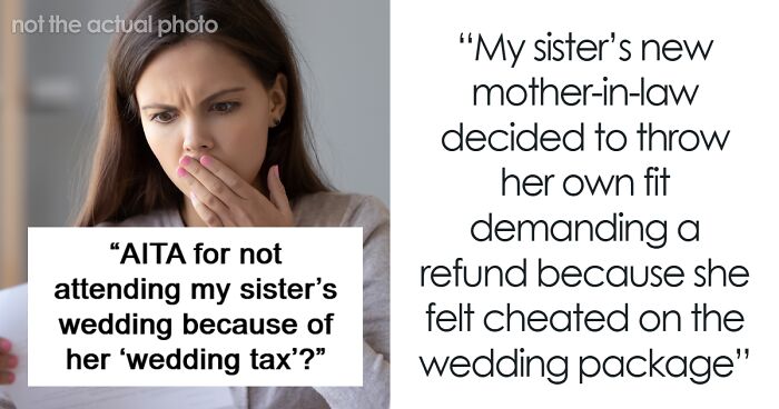 Financial Concerns Turn Into A Screaming Match Over “Wedding Tax” As Sister Refuses To Attend