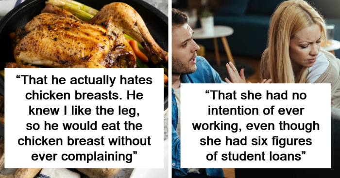 47 Startling And Funny Things People Only Learned About Their Spouses After Marriage