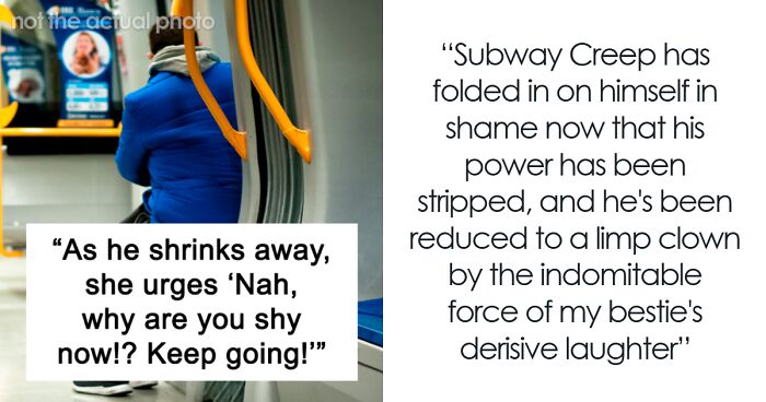 ‘See No Evil, Hear No Evil': Subway Creep Runs Off In Shame After Woman Traumatizes Him Back