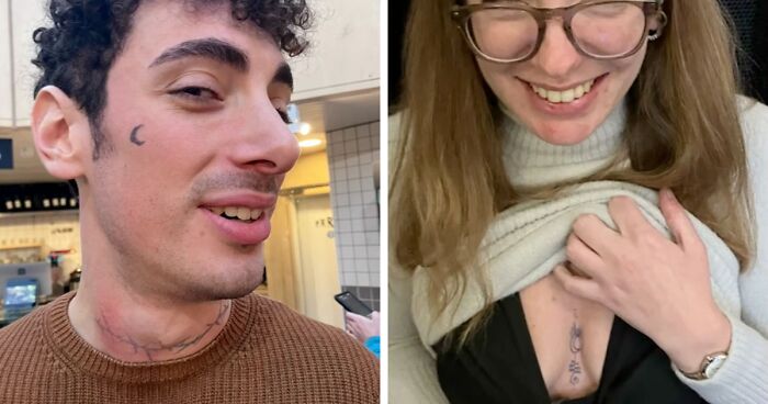 Friends’ Tattoo Prank Backfires When ‘Temporary’ Ink Lasts For Over A Year, Sending TikTok Into Frenzy