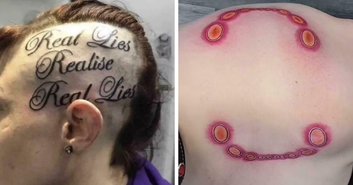 90 Unprofessional, Cringeworthy, And Downright Awful Tattoos People Actually Put On Their Bodies (New Pics)