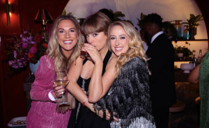 Taylor Swift’s “Blurred” Ring Finger In Wrap Party Pics Sparks More Travis Kelce Engagement Rumors