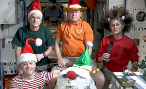 Festive Photo Of Stranded Astronauts Sparks Conspiracy Theories: “Something Fishy Is Going On”