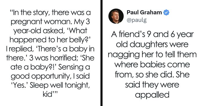 Parents Share 79 Funny Attempts At Explaining Where Babies Come From