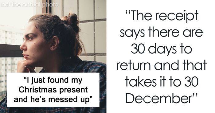 Woman Is Yet Again Disappointed In Husband’s Christmas Present As She Won’t Be Able To Use It