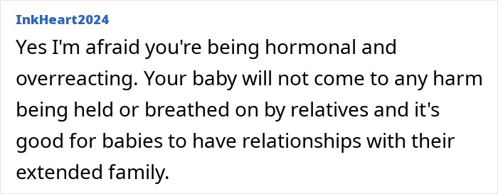 Mom Snatches Daughter From MIL’s Hands: “I Don’t Want My In-Laws To Hold My Baby”