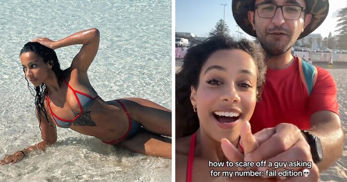 “Girls Will Understand”: Tourist Uses Creative Viral Tactic To Scare Off Flirty Men