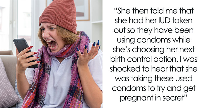 Husband Disgusted With His Wife After Sister Exposes Her For Stealing Used Condoms To Get Pregnant