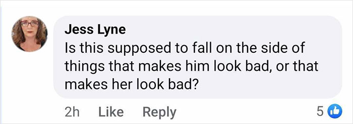 Facebook comment questioning Justin Baldoni and Blake Lively situation.