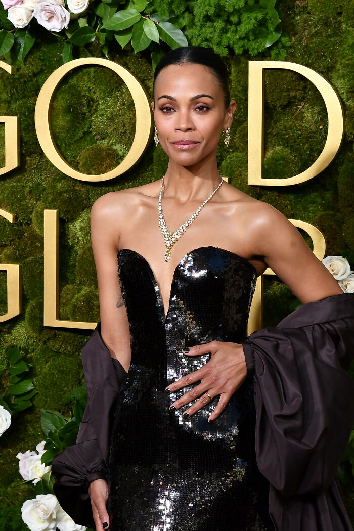 Zoe Saldana In Cartier