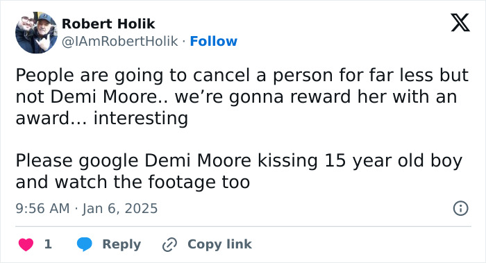 Demi Moore Kissing 15YO Boy In Resurfaced Clip Sparks Outrage: "She's A Sicko"