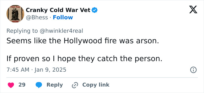 “Disgusting” Arsonists Caught On Camera During LA Wildfires, Henry Winkler’s Theory Gains Ground