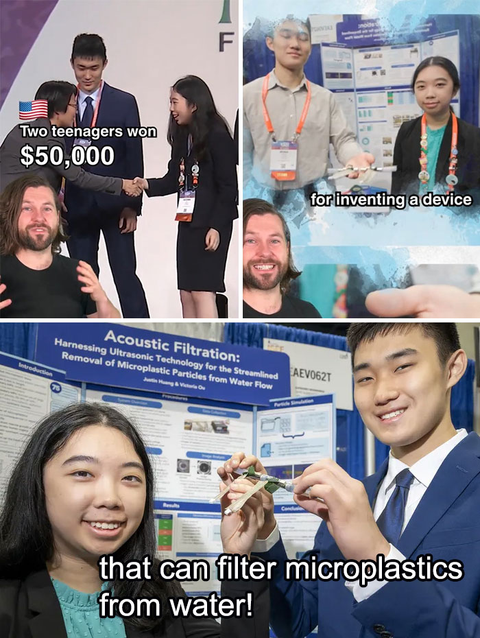 Two Teenagers Won $50,000 For Inventing A Device That Can Filter Microplastics From Water