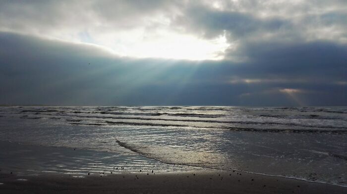 Năvodari Beach At Sunrise, Romania, 2022