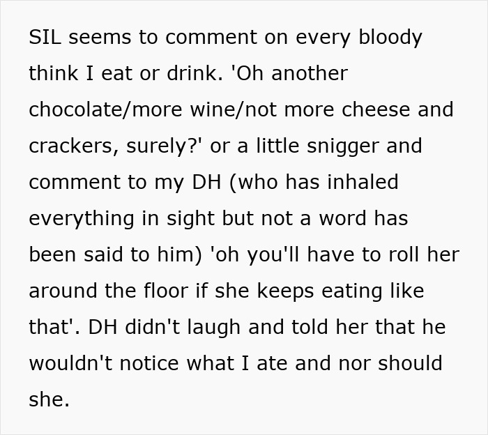 SIL Can’t Stop Making Remarks About Woman’s Eating Habits, Embarrassed When Nephew Confronts Her