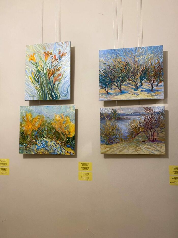 I Opened An Exhibition Of Paintings In The Frontline Zone Of Ukraine (27 Pics)