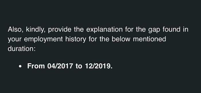 Gap In My Employment History, In 2017 I Was Fourteen