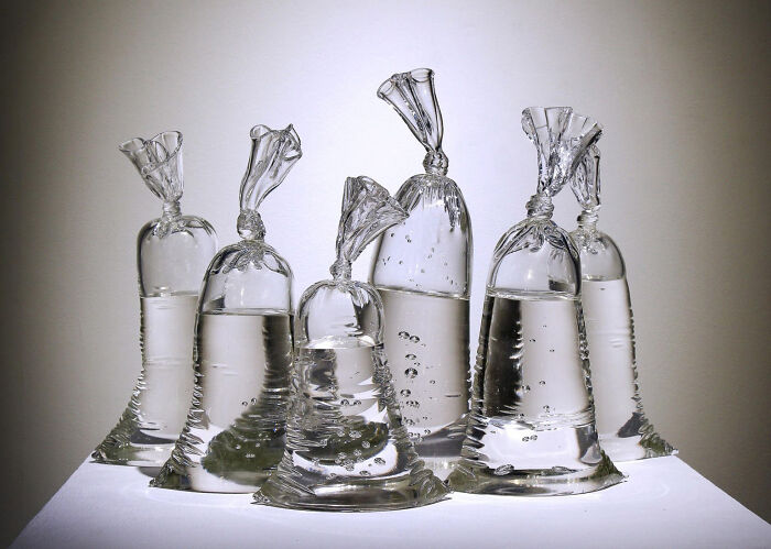 These Bags Of Water Are Statues Made Of Glass. By Dylan Martinez