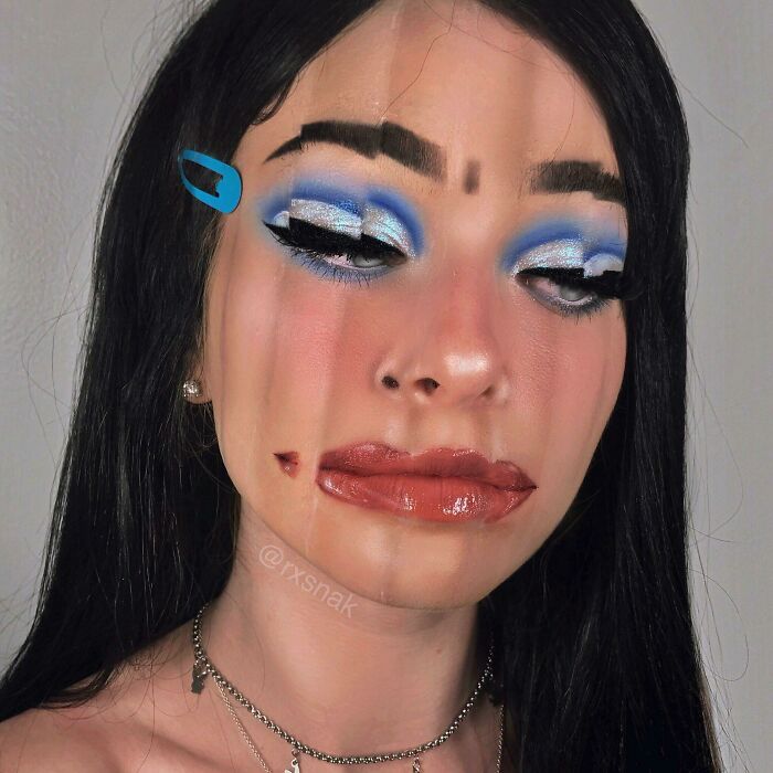 I’ve Been Having Fun Doing Glitchy Makeup Looks Lately